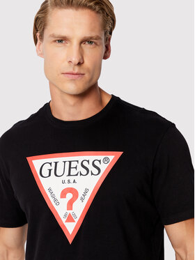 Guess Guess Футболка M2GI68 KBA60 Чорний Regular Fit