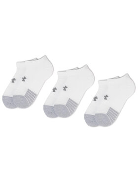 Under Armour Къси чорапи Under Armour Heatgear No Show Sock 1346755-100 Бял
