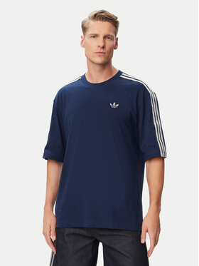 adidas adidas T-shirt Adicolor 3-Stripes Oversized Tee KS7414 Tamnoplava Oversize