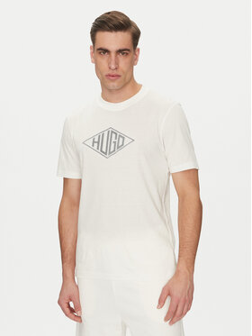 HUGO HUGO Футболка Dalendi 50534934 Écru Regular Fit