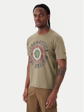 Aeronautica Militare Aeronautica Militare Camiseta 261TS2538UJ00727 Verde Regular Fit