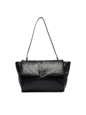 Calvin Klein Torebka Calvin Klein Emblem Hw Padded Satchel LV04F3615G Czarny