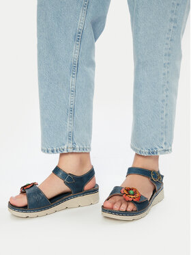 Laura Vita Sandalias Laura Vita Dorry 03 Azul marino