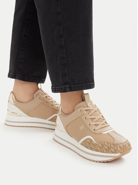 MICHAEL Michael Kors Снікерcи MICHAEL Michael Kors Raina 43T6RNFS1D Бежевий