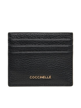 Coccinelle Kredītkaršu turētājs Coccinelle MW5 Metallic Soft E2 MW5 12 95 01 Melns