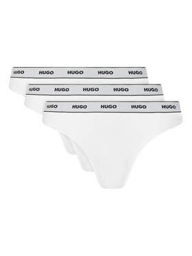 HUGO HUGO Комплект трусиків Triplet Brief Stripe 50480157 Білий