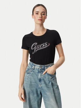 Guess Guess Camiseta W6YI21 K4337 Negro Regular Fit