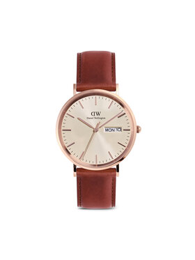Daniel Wellington Pulkstenis Daniel Wellington Classic Day Display 40 DW00100829 Rozā zelts