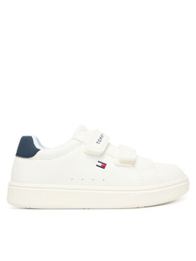 Tommy Hilfiger Laisvalaikio batai Tommy Hilfiger Low Cut Velcro T1X9-34338-1355 M Balta