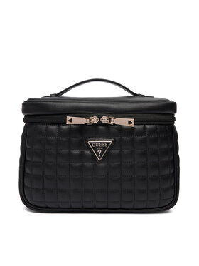 Guess Kosmētikas somiņa Guess Nadira TWQG84 24039 Melns