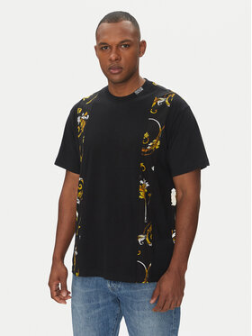 Versace Jeans Couture Versace Jeans Couture Футболка 78GAH615 Чорний Regular Fit