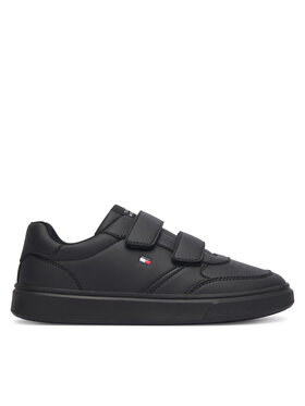 Tommy Hilfiger Sneakersy Tommy Hilfiger Low Cut Velcro Sneaker T3X9-35240-1355 S Czarny