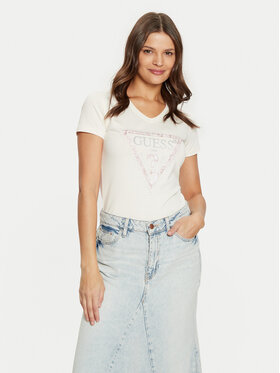 Guess Guess Футболка W5RI21 J1314 Écru Regular Fit
