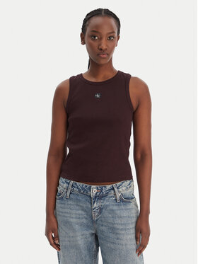 Calvin Klein Jeans Calvin Klein Jeans Top LV047C201G Marrón Slim Fit