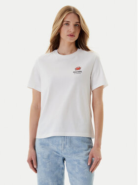 Mustang Mustang Футболка Monroe 1016513 Білий Relaxed Fit