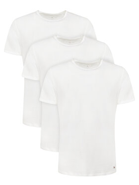 Tommy Hilfiger Tommy Hilfiger Conjunto de camisetas UM0UM03933 Blanco Slim Fit