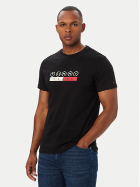Tommy Jeans Tommy Jeans Camiseta Dna Play DM0DM23715 Negro Slim Fit
