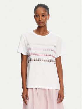 Marella Marella Футболка Foglia 2515971042 Білий Regular Fit