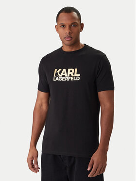 KARL LAGERFELD KARL LAGERFELD Camiseta 755780 561235 Negro Regular Fit