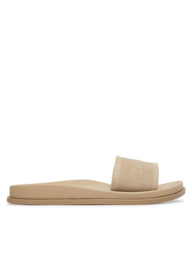 Calvin Klein Chanclas Calvin Klein City Sandal Mule Webbing HW0HW02887 Beis