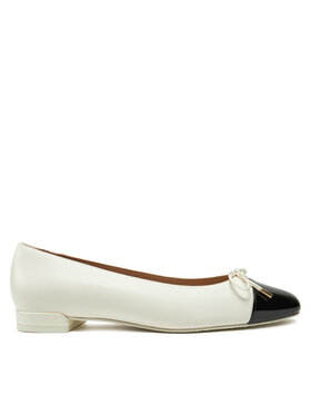 Stuart Weitzman Туфлі Stuart Weitzman Sleek Bow Flat SG888 Écru
