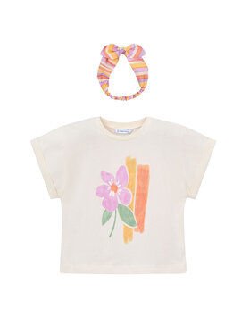 Mayoral Mayoral Camiseta 3010 Écru Regular Fit