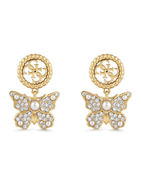 Guess Naušnice Guess JUBE06 132JW Zlatna