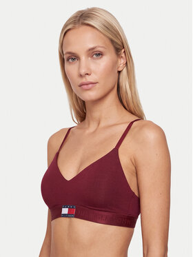 Tommy Hilfiger Tommy Hilfiger Bralette UW0UW06673 Rojo oscuro