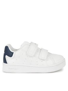 Geox Sneakersy Geox B Eclyper Boy B365LA 000BC C0899 Biela