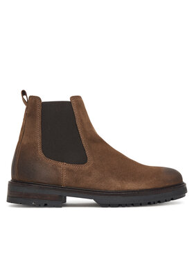 Marc O'Polo Členková obuv s elastickým prvkom Marc O'Polo 507 27385002 300 Hnedá