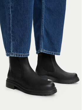 Clarks Kotníková obuv s elastickým prvkem Clarks Orinoco3 Top 26182901 Černá