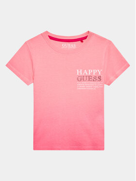 Guess Guess T-shirt J3YI37 K8HM4 Rosa Boxy Fit