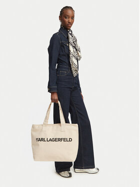 KARL LAGERFELD Handtasche KARL LAGERFELD B2W50099 Creme