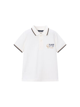 Mayoral Mayoral Polo 3108 Blanco Regular Fit