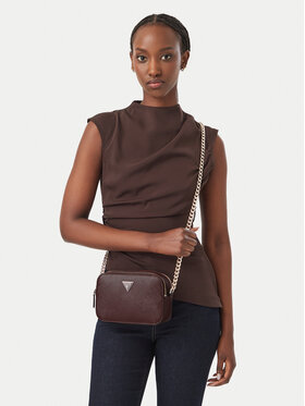 Guess Ročna torba Guess Noelle II HWZG96 72140 Bordo rdeča