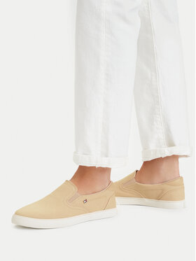 Tommy Hilfiger Scarpe sportive Tommy Hilfiger Th Low Profile Slip On FW0FW09103 Beige