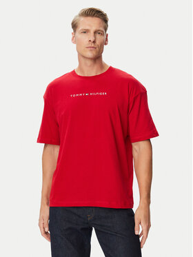 Tommy Hilfiger Tommy Hilfiger Camiseta UM0UM03685 Rojo Relaxed Fit