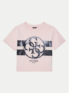 Guess Guess Футболка J5RI04 K6YW4 Рожевий Regular Fit