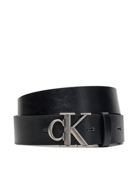 Calvin Klein Vīriešu josta Calvin Klein Ck Buckle Tumbled 35Mm LV04D7016G Melns