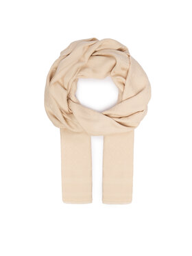Tommy Hilfiger Szal Tommy Hilfiger Th Monogram Scarf AW0AW18273 Beżowy jasny