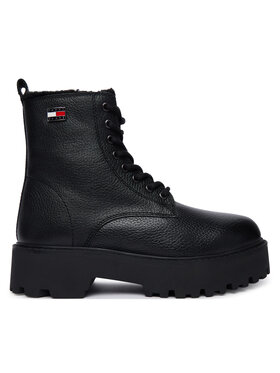Tommy Jeans Kotníková obuv Tommy Jeans Tjw Platform Boots Wl EN0EN03159 Černá