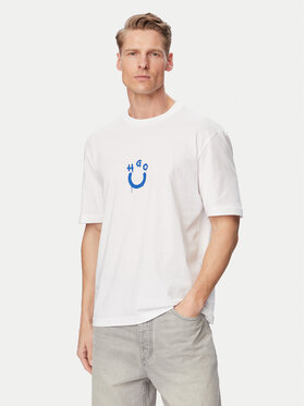 HUGO HUGO Camiseta Norizom 50560112 Blanco Regular Fit