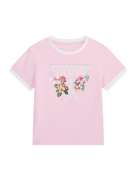 Guess Guess Camiseta J6GI23 K6YW4 Rosa claro Regular Fit