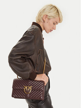 PINKO Borsetta PINKO Love One Classic Dc AI 24-25 PLTT 100941 A0GK Bordeaux