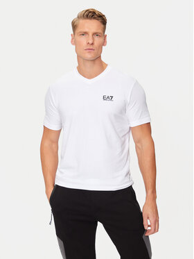 EA7 Emporio Armani EA7 Emporio Armani Футболка 8NPT27 PJVQZ 1100 Білий Regular Fit