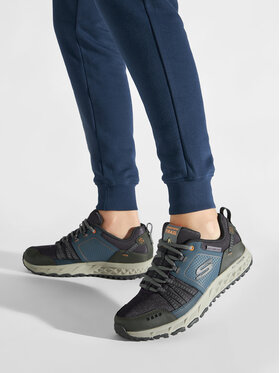 Skechers Trekingová obuv Skechers Escape Plan 51591/NVOR Tmavomodrá