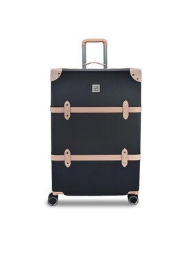 Semi Line Veľký kufor Semi Line T5671-4 Čierna