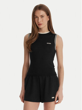 Guess Guess Топ V6GR02 Z0723 Чорний Regular Fit