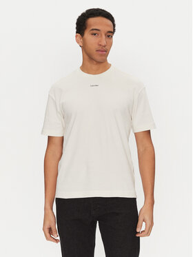 Calvin Klein Calvin Klein T-Shirt Nano Logo K10K112487 Λευκό Regular Fit