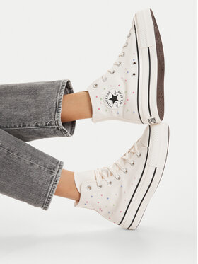 Converse Кеди Converse Chuck Taylor All Star Lift Platform Mini Studs A19140C Écru
